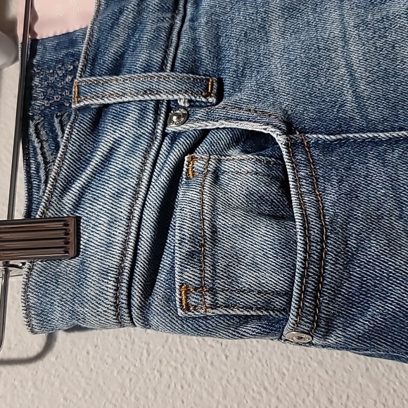 REVICE Denim Star Bohemian Hippie Retro High Rise Medium Wash Skinny Jean EUC 25 - Picture 5 of 16